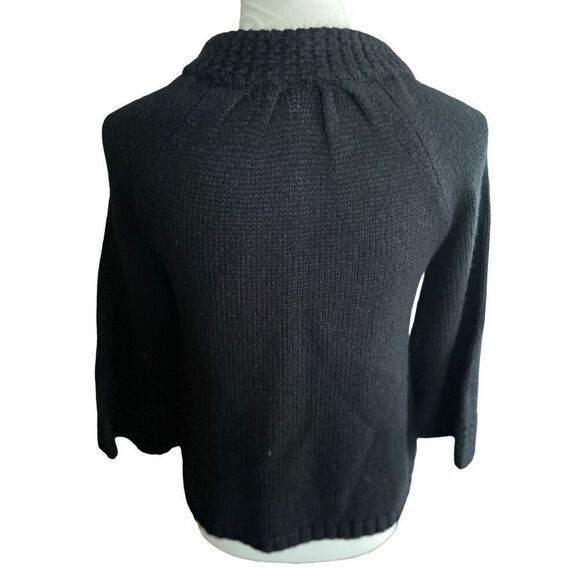 Style & Co Black Two Button Closure Cardigan Sweater Size X-Small - Picture 2 of 8